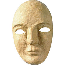 Load image into Gallery viewer, Creativity Street Papier-Mache Mask, 8 X 6 in, Natural