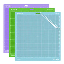 Load image into Gallery viewer, Monicut 3 Pcs 12x12 Cutting Mat for Cricut Maker/Explore Air 2/Air/One(Lightgrip, Standardgrip, Stronggrip)Adhesive Non-Slip Cutting Mats for Crafts