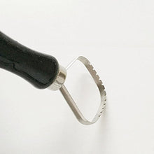 Load image into Gallery viewer, 3pcs Sculpture Scraper Knife Carved Sludge Shaper Ceramic Pottery Clay Trimming Big Loop Tools Set