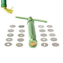 Load image into Gallery viewer, TERMATH Clay Extruder Gun Fondant Extruder with 20 Tips Sugar Paste Extruder Cake Decor Tools