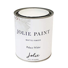 Load image into Gallery viewer, Jolie Paint - Premier Chalk Finish Paint - Matte Finish Paint for Furniture, cabinets, Floors, Walls, Home Decor and Accessories - Water-Based, Non-Toxic - Palace White - 32 oz (Quart)