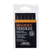 Load image into Gallery viewer, Lineco Book Binding Stainless Steel Needles, Package of 5 (870-887)