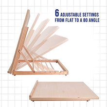 Load image into Gallery viewer, US Art Supply Extra Large Adjustable Wood Artist Drawing & Sketching Board 26" Wide x 21" Tall