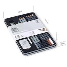Load image into Gallery viewer, Winsor & Newton Studio Collection Artist Pencils, Sketching Pencils, Set of 10