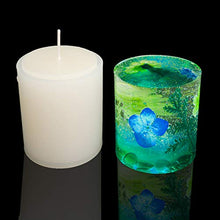 Load image into Gallery viewer, Cylinder Candle Molds for Candle Making, 5 Pcs Pillar Casting Silicone Molds for Resin Casting, Soap, Flower Specimen, Insect Specimen, Clay Craft
