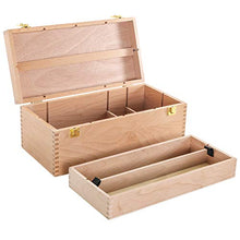 Load image into Gallery viewer, US Art Supply Artist Wood Pastel, Pen, Marker Storage Box with Drawer(s) (Large Tool Box)