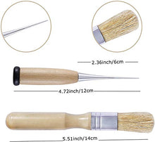 Load image into Gallery viewer, BUTUZE 32 Pieces Hand Bookbinding Tools, Bookbinding Kit for Beginners,Complete Bookbinding Tool Kit with Bookbinding Waxed Thread,Sewing Needles for Paper Bookbinding