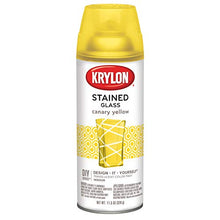 Load image into Gallery viewer, Krylon K09035000 Stained Glass Aerosol Paint, 11.5 oz, Canary Yellow