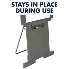 Load image into Gallery viewer, Quartet Easel, Adjusts 39 to 72 inches High, Collapsible, Portable, Whiteboard, Flipchart Holder, DuraMax Presentation, Gray (200E)