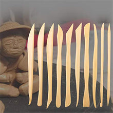 Load image into Gallery viewer, Sperrins 10pcs Clay Tool Wood Pottery Modeling Sculpey Sculpture Clay Tools Set DIY