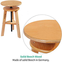 Load image into Gallery viewer, MEEDEN Wooded Drafting Stool with Adjustable Height,Artist Stool,Wood Bar Stool,Kitchen Stool,Perfect for Artists Studio,Home Use,Kitchen,Bars