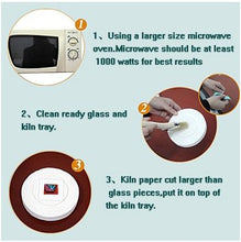 Load image into Gallery viewer, Large Microwave Glass Fusing Kiln for DIY Glass Jewelry in Microwave Kiln Pack of 2pcs