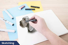 Load image into Gallery viewer, Pacific Arc Compressed Charcoal Sticks Hard 12 Pack for Drawing, Sketching, and Shading