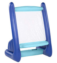 Load image into Gallery viewer, HearthSong Heavy-Duty Vinyl Inflatable Indoor and Outdoor Easel for Kids with Paints, Sponges, Paintbrush, and Built-in Art Tray, 39" L x 27" W x 50" H