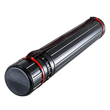 Load image into Gallery viewer, US Art Supply Large Black Telescoping Drafting Tube: Diameter: 4-7/8 inch OD, 4-1/2" ID, Length: 30-1/4 to 47-3/4 inches