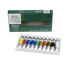 Load image into Gallery viewer, Winsor & Newton Winton Oil Colour Paint Basic Set, Ten 21ml Tubes