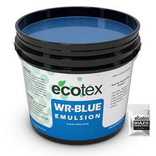 Load image into Gallery viewer, Ecotex WR-Blue Water Resistant Textile Diazo Screen Printing Emulsion Gallon - 128 oz.