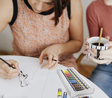 Load image into Gallery viewer, Watercolor Paint Set - Artist Quality Paints - 12 x 21ml Vibrant Colors - Rich Pigments - Professional Supplies by MyArtscape™