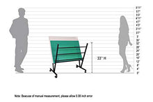 Load image into Gallery viewer, Falling in Art Metal Professional Print Rack, Holds Posters, Prints, Canvas Art for Shows & Storage, Mobile with Rolling Casters