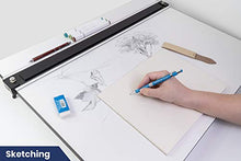 Load image into Gallery viewer, Pacific Arc Drafting Board, Portable Drafting Table with Parallel Bar, 23 x 31 Inches