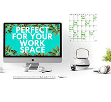 Load image into Gallery viewer, Small Acrylic White Board Calendar - Glass Dry Erase Planner and Office Desk Organizer, Simple, Elegant, & Easy to Erase, 10" x 10", Guaranteed