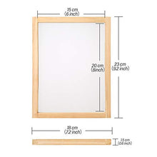 Load image into Gallery viewer, Pllieay 6 Pieces Mini Wood Screen Printing Frames 6 x 8 Inch with 110 White Mesh for Screen Printing