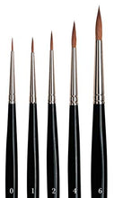 Load image into Gallery viewer, da Vinci Brushes 5359 da Vinci Watercolor Russian Red Sable 5359-5 Brush Includes Series 36 Sizes 0, 1, 2, 4 & 6-Round Shape, Set