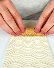 Load image into Gallery viewer, Ceramic Wood Hand Rollers, Pottery Texture Roller, Clay Pattern Stick, Rising Sun