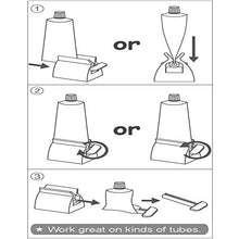 Load image into Gallery viewer, XYKEEY Toothpaste Tube Squeezer - Set of 2 Toothpaste Squeezer Rollers, Metal Toothpaste Tube Wringer Seat Holder Stand (Stainless Steel)