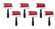 Load image into Gallery viewer, AMACO Clay Texture Rollers, 4 Inches, Assorted Designs, Set of 6