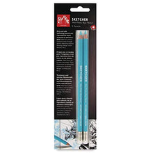 Load image into Gallery viewer, Caran d'Ache Sketcher Non-Photo Blue 2 Pc Blister Card (903.302 )