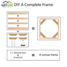 Load image into Gallery viewer, Stretcher Bars,Wood Canvas Frame Kit,DIY Canvas framm for Oil Painting,Art Stretcher Bars 25x40cm (10x16 Inch)