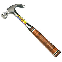 Load image into Gallery viewer, Estwing Hammer - 16 oz Curved Claw with Smooth Face & Genuine Leather Grip - E16C