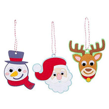 Load image into Gallery viewer, Darice Foamies Holiday Foam Character Kit, 187 pieces, Makes 18 Ornaments