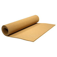 Load image into Gallery viewer, Thornton's Office Supplies Cork Roll Bulletin Board Natural 24 x 48 x 0.25 in. Hobby DIY Projects Frameless Shelf Liner & Drawer Liner Corkboard for Craft & Classroom Display Decorations