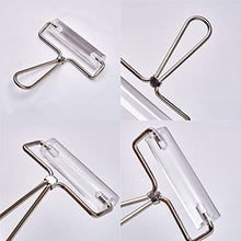 Load image into Gallery viewer, 1 Piece 10cm Acrylic Brayer Clear Acrylic Clay Roller with Steel Handle Clay Rolling Pin Polymer Clay Stamping Tool Roller Brayer