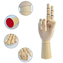 Load image into Gallery viewer, Mannequin Hand - Yookat Wood Art Mannequin Hand Model - Perfect for Drawing, Sketch, etc.(Male Hand)