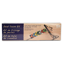 Load image into Gallery viewer, The Beadsmith Metal Bead Loom Kit, Includes Loom (12.5" x 2.5" x 3"), Thread, Needles, and 18 Grams Glass Beads for Bracelets, Necklaces, Belts, and More