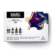 Load image into Gallery viewer, Liquitex Pouring Medium Technique Set, with Acrylic Ink Deep Colors