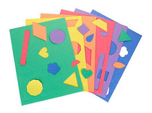 Load image into Gallery viewer, Crayola Construction Paper Shapes, Over 900 Precut Shapes, Kids Craft Supplies