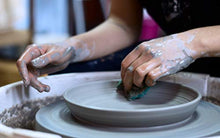 Load image into Gallery viewer, Bastex 5 lbs Low Fire Pottery Clay - White, Cone 06. Earthware Potters Throwing Clay. Moist De-Aired Clay for Sculpting, Throwing, Firing and More.