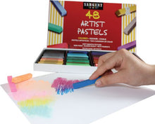 Load image into Gallery viewer, Sargent Art 22-4148 Colored Square Chalk Pastels, 48 Count