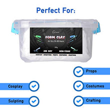 Load image into Gallery viewer, Moldable Cosplay Foam Clay (White) – High Density and Hiqh Quality for Intricate Designs | Air Dries to Perfection for Cutting with a Knife or Rotary Tool, Sanding or Shaping