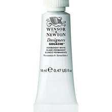 Load image into Gallery viewer, Winsor & Newton Designers Gouache Tube, 14ml, Permanent White