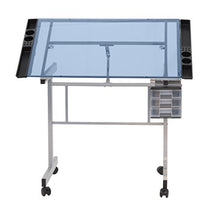 Load image into Gallery viewer, Studio Designs 10053 Vision Craft Station in Silver / Blue Glass