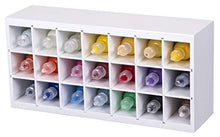 Load image into Gallery viewer, ArtBin 6828AG Paint Storage Tray, Art & Craft Supply Storage, Super Satchel System Accessory, Wall Mountable 21 Compartment Paint Organizer, White