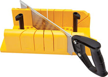 Load image into Gallery viewer, Stanley 1-20-600 Saw Storage Miter Box with Saw, Black