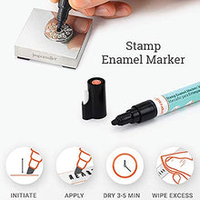Load image into Gallery viewer, ImpressArt - Metal Stamp Enamel Marker for Metal Stamping & Engraving DIY Jewelry Acrylic Ink (Black)