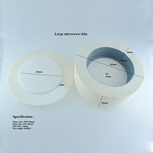 Load image into Gallery viewer, Large Microwave Glass Fusing Kiln for DIY Glass Jewelry in Microwave Kiln Pack of 2pcs