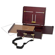 Load image into Gallery viewer, Soho Urban Artist Pochade Box for Plein Air Painting Easel with Storage, Lightweight & Portable, Mahogany Finish
